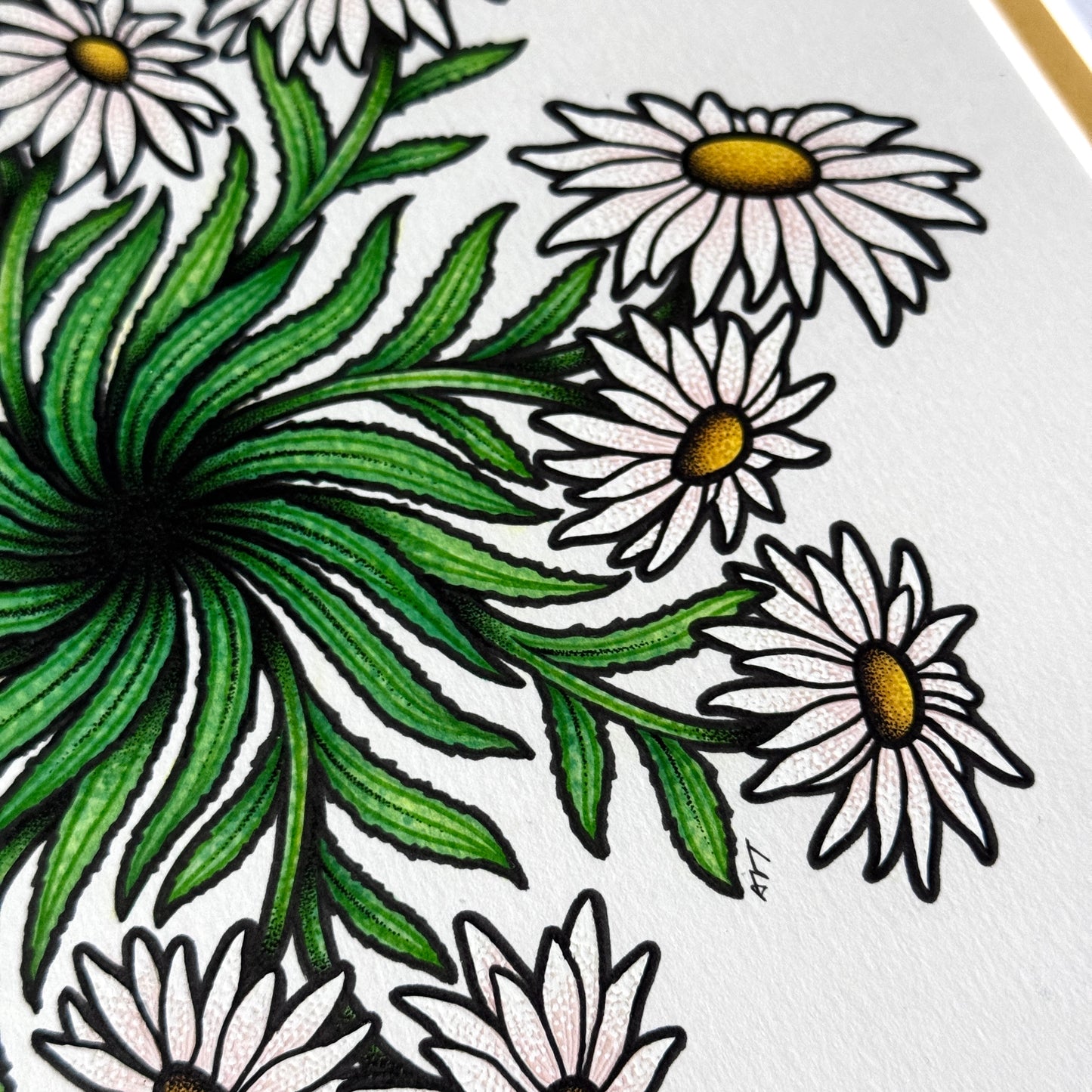 Shasta Daisy Mandala