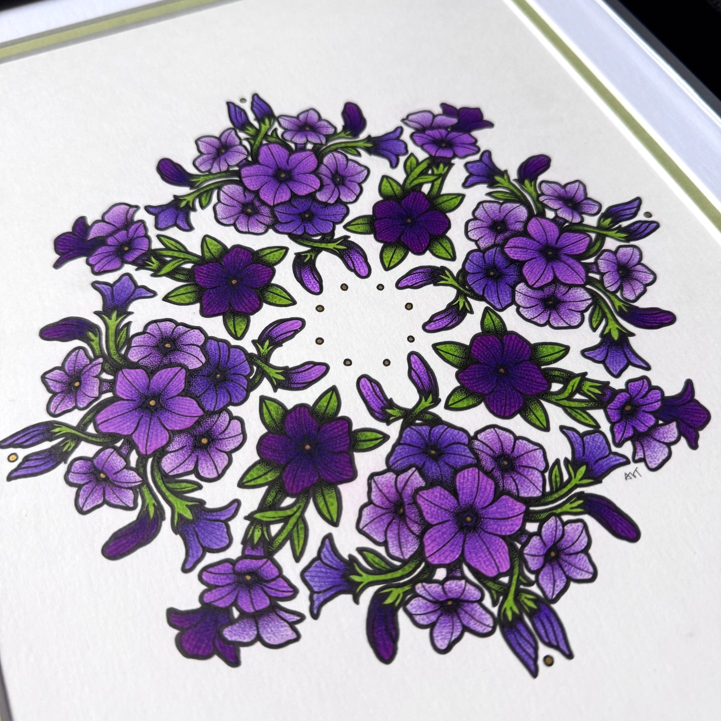 Petunias Mandala