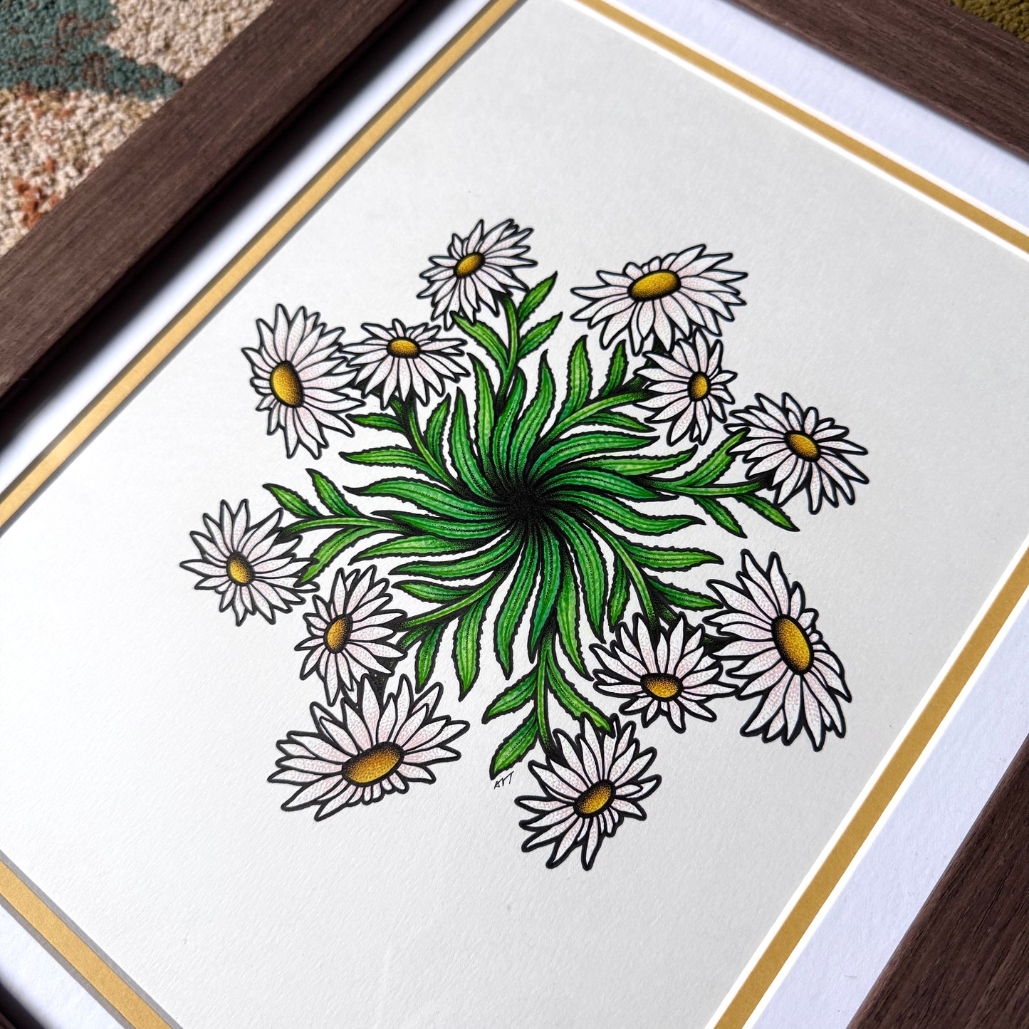 Shasta Daisy Mandala