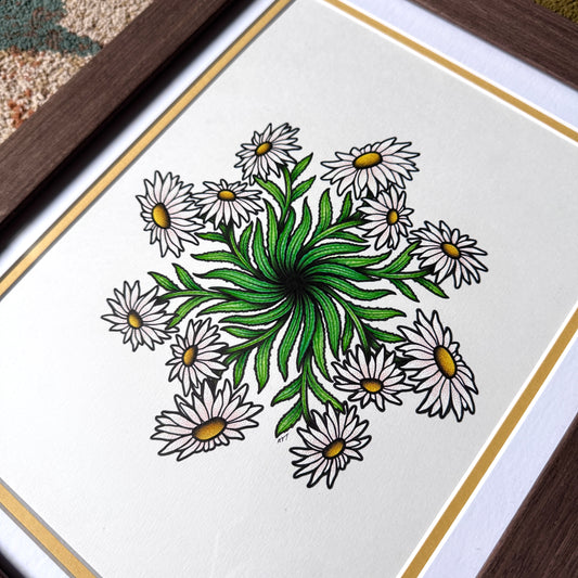 Shasta Daisy Mandala