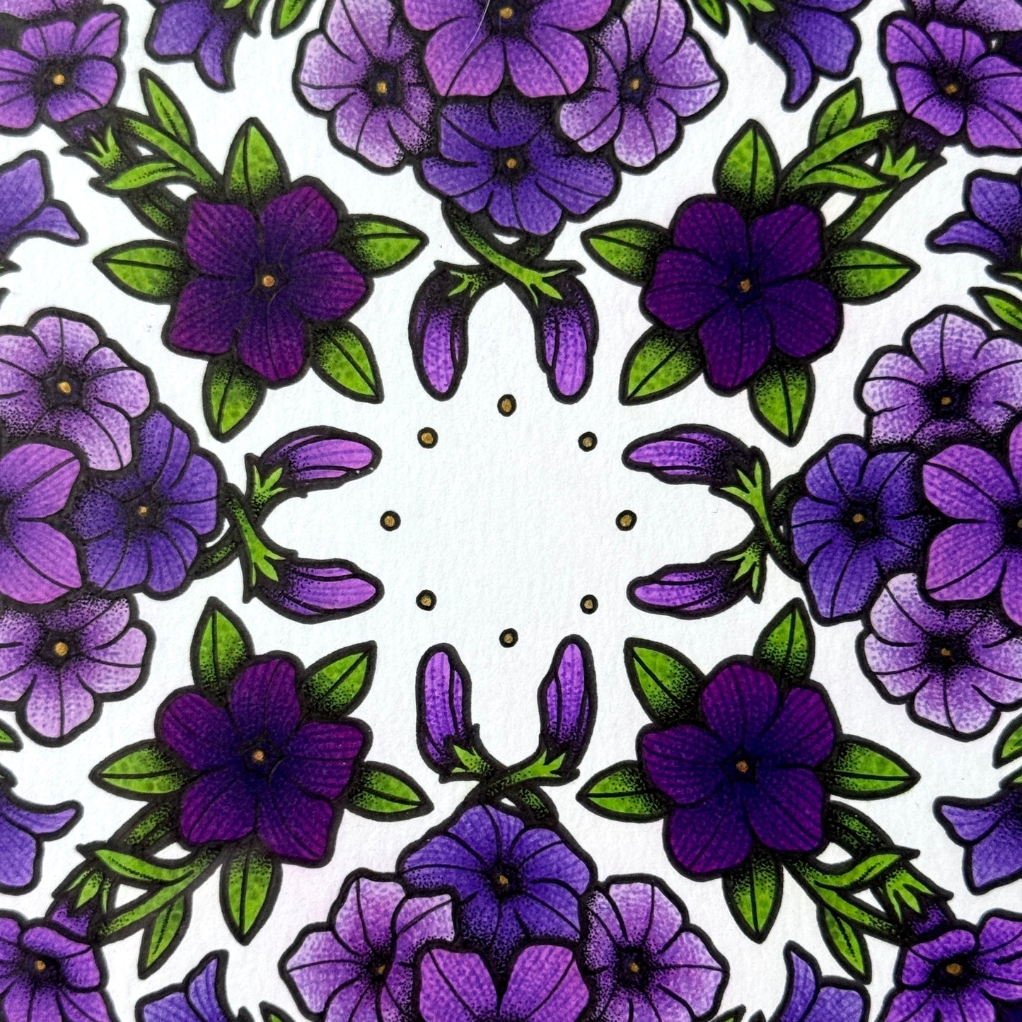 Petunias Mandala