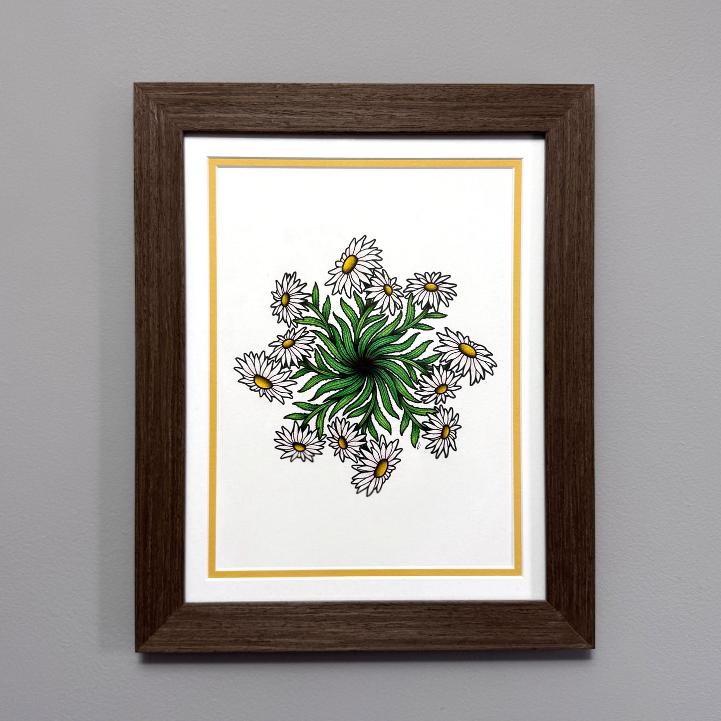 Shasta Daisy Mandala
