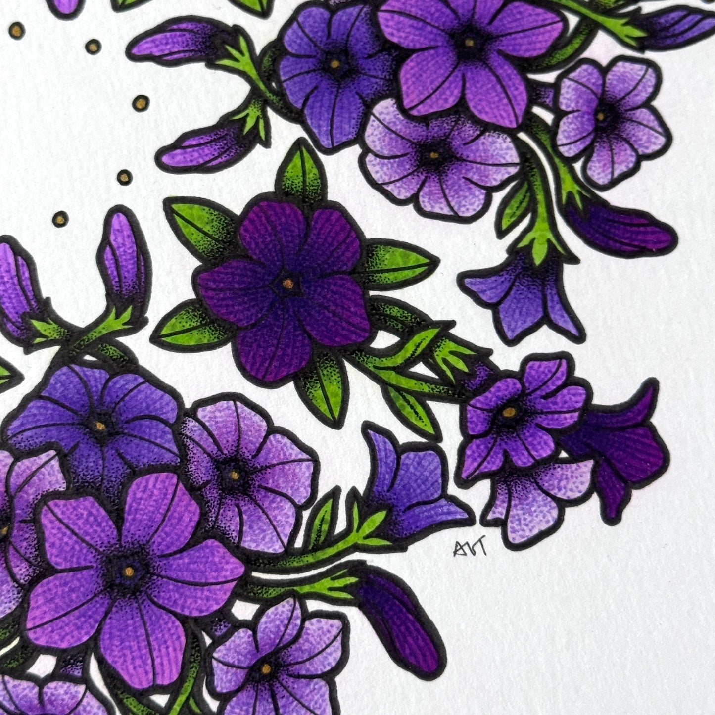 Petunias Mandala