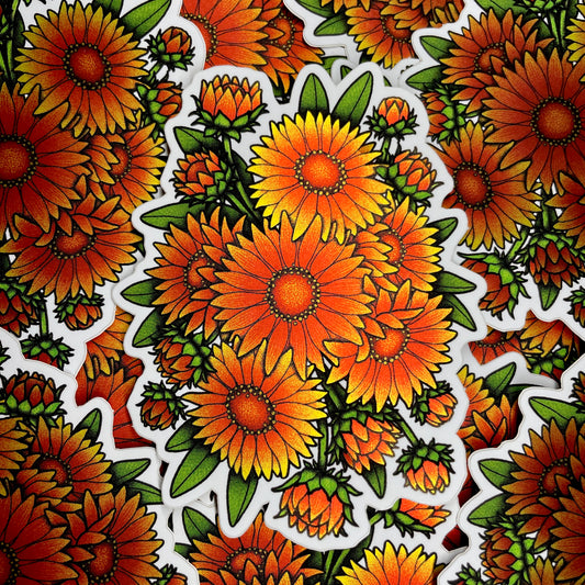 Gaillardia - Sticker
