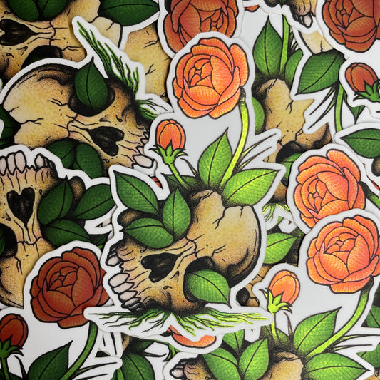 Skull 3 - Sticker