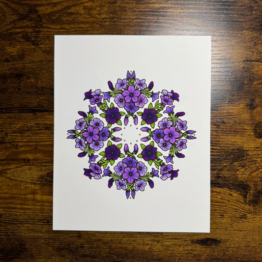Pretty Purple Petunias - Print